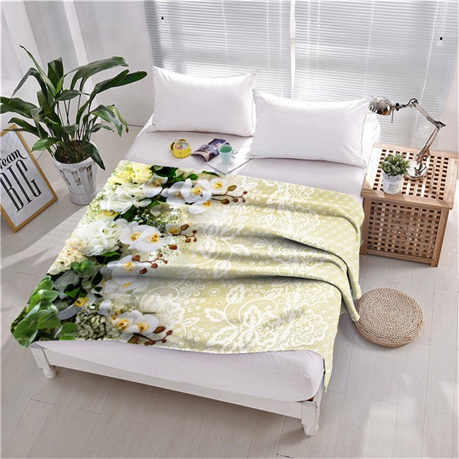 ПЛЕД ФЛИСОВЫЙ "АЖУР" - фото 10044