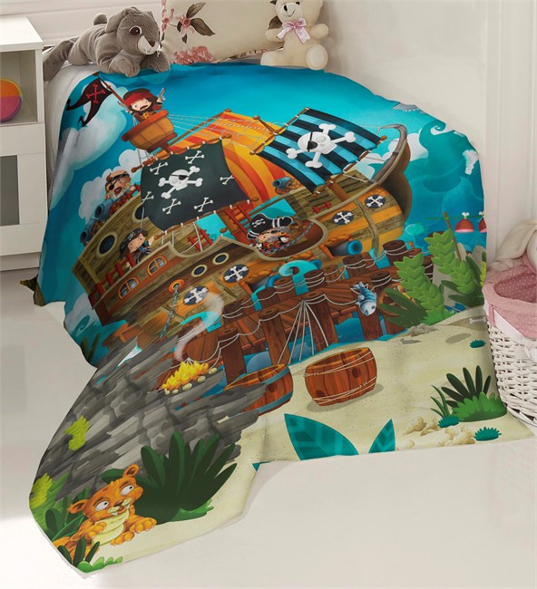 ПЛЕД ФЛИСОВЫЙ "РАЗБОЙНИКИ"  - фото 10097