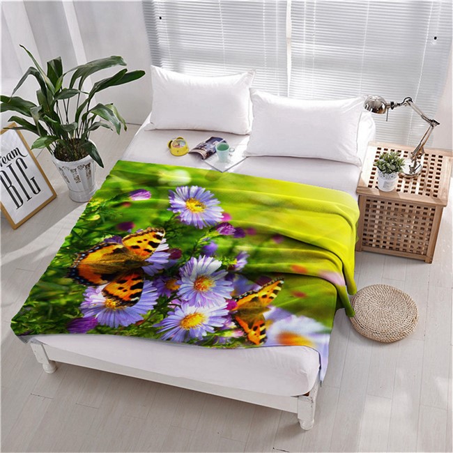 ПЛЕД ФЛИСОВЫЙ "ЛУЖАЙКА" - фото 10129