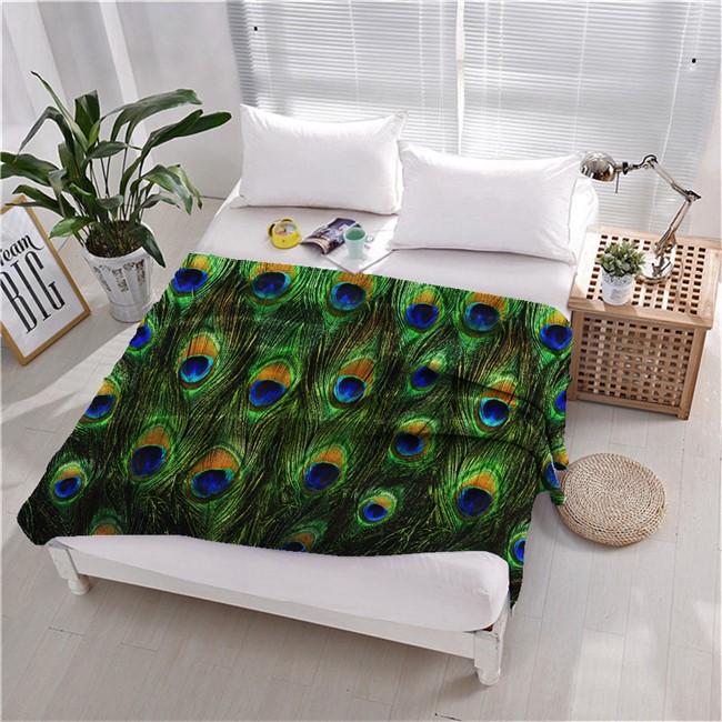 ПЛЕД ФЛИСОВЫЙ "ОПЕРЕНИЕ" - фото 10149