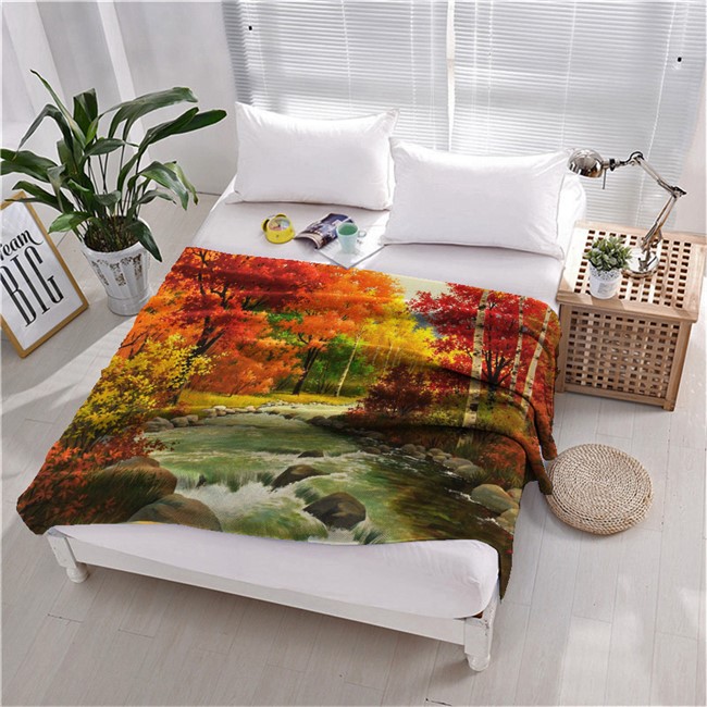 ПЛЕД ФЛИСОВЫЙ "ОКТЯБРЬ" - фото 10150