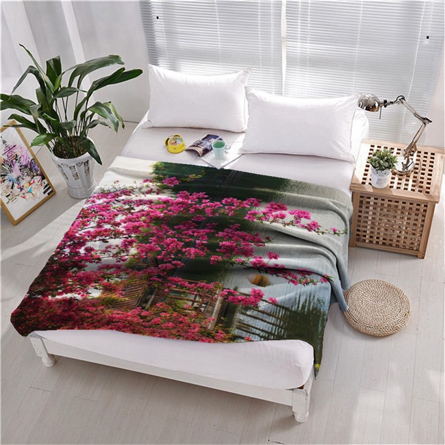 ПЛЕД ФЛИСОВЫЙ "ТИХИЙ ШЕЛЕСТ"  - фото 10177