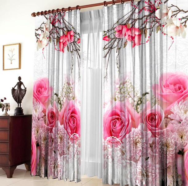 ФОТОТЮЛЬ "НЕЖНЫЙ ЦВЕТ "  - фото 10302