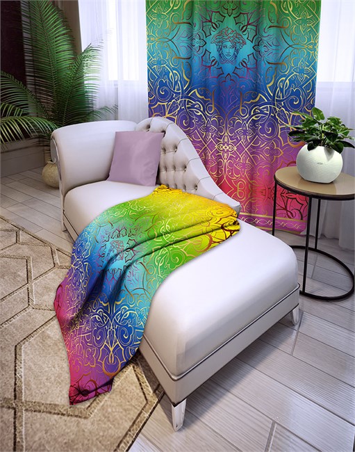 ПЛЕД ФЛИСОВЫЙ "ХАМЕЛЕОН"  - фото 10608