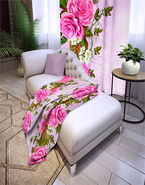 ПОСТЕЛЬНОЕ БЕЛЬЕ 3D "КИТАЙСКИЕ РОЗЫ"  - фото 10761