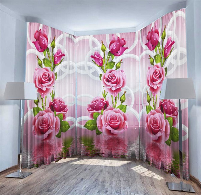 ФОТОТЮЛЬ "ДУШИСТЫЕ РОЗЫ"  - фото 10773