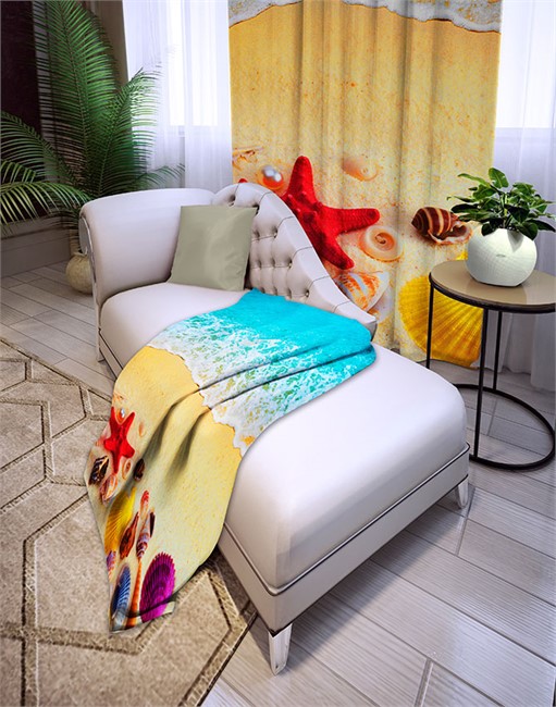 ПЛЕД ФЛИСОВЫЙ "ПОБЕРЕЖЬЕ" - фото 10952