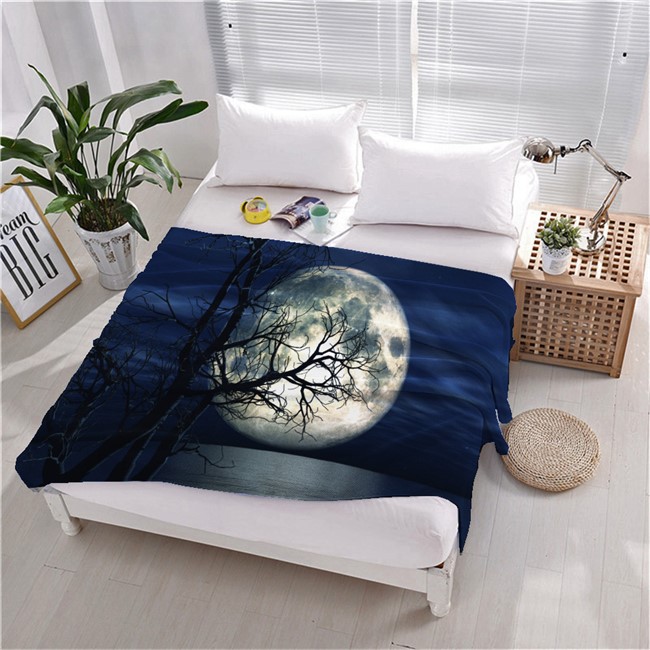 ПЛЕД ФЛИСОВЫЙ "ЛУННЫЙ ВОСХОД"  - фото 10985