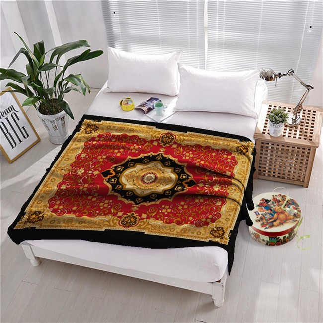 ПЛЕД ФЛИСОВЫЙ "ПЕСНИ ВОСТОКА" - фото 10990