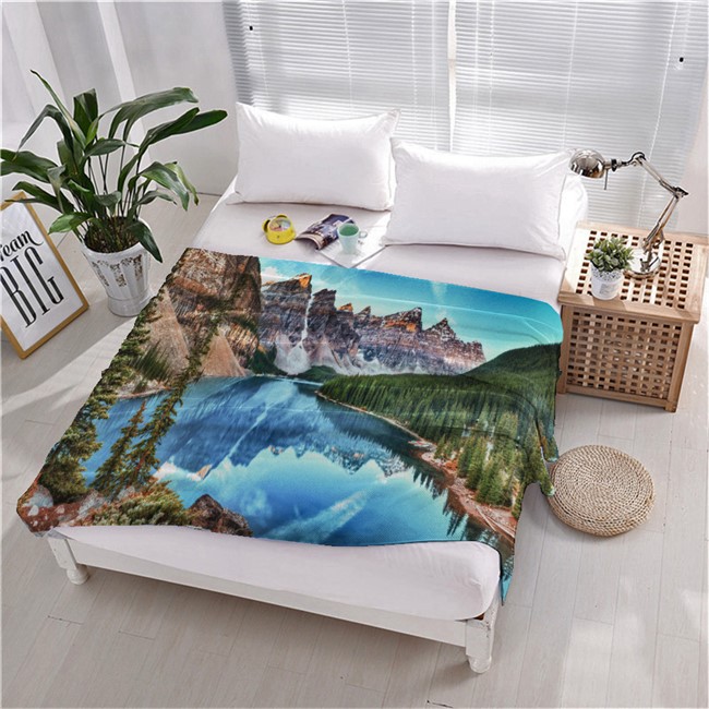 ПЛЕД ФЛИСОВЫЙ "ТИХАЯ ГАВАНЬ" - фото 11010