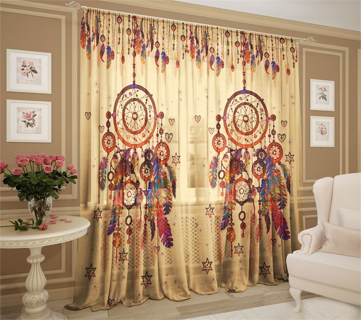 ФОТОТЮЛЬ "ЛОВЕЦ СНОВ БЕЖЕВЫЙ" - фото 11161