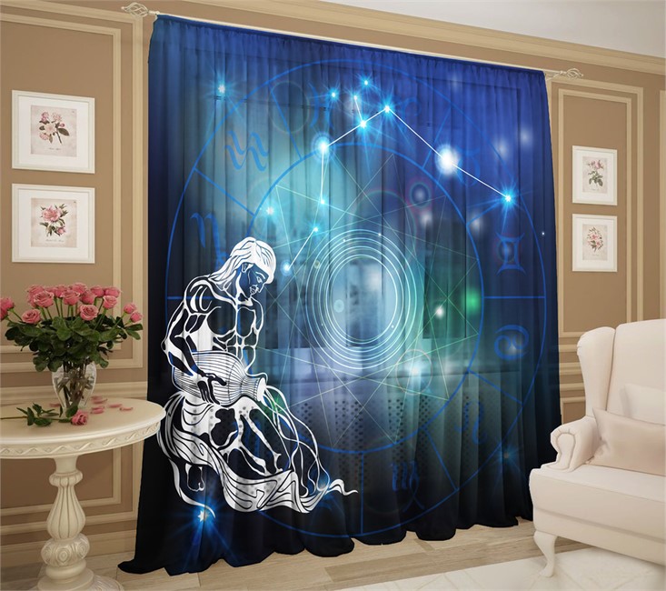 ФОТОТЮЛЬ "ЗОДИАК ВОДОЛЕЙ"  - фото 11215