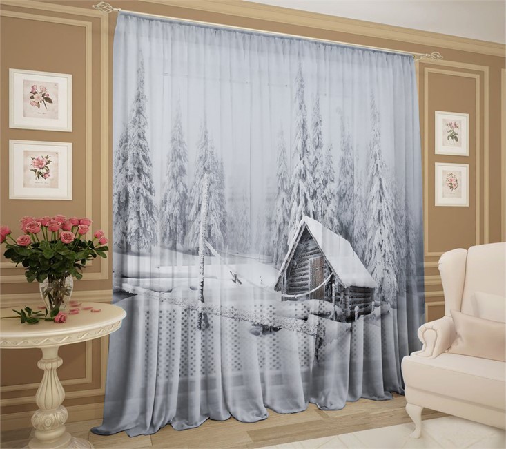 ФОТОТЮЛЬ "ЗИМОВЬЕ" - фото 11217