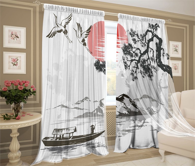 фотошторы дуэт "БАТЕРФЛЯЙ" - фото 11309