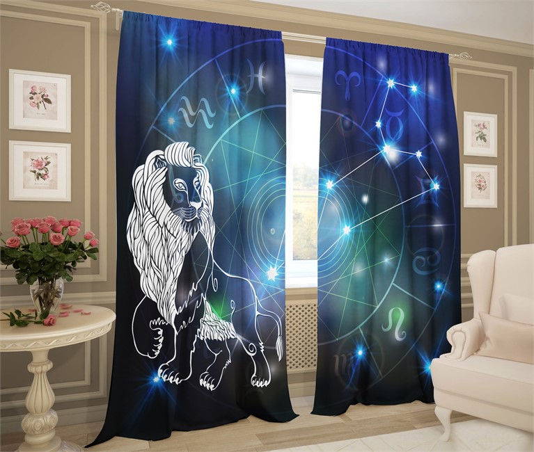 фотошторы "ЗОДИАК ЛЕВ"   - фото 11321