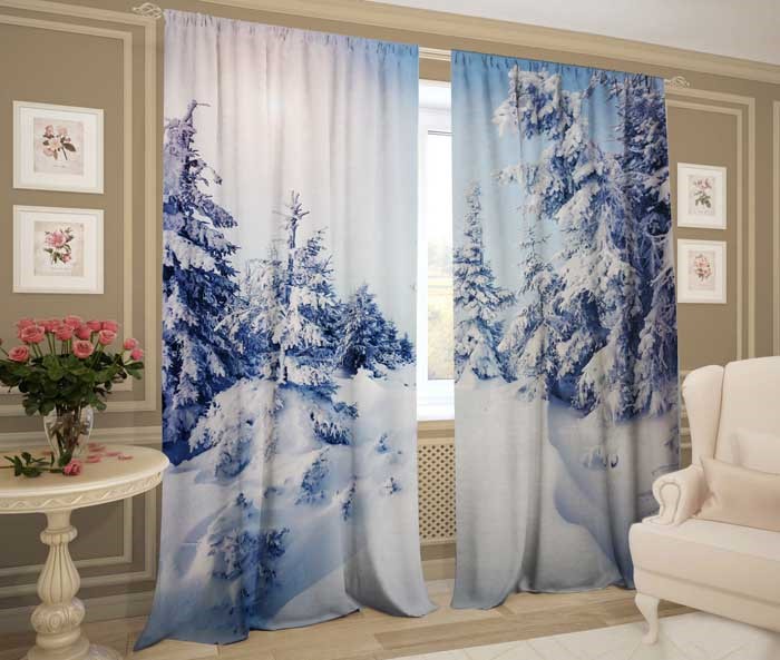 фотошторы "ЗИМУШКА"   - фото 11351