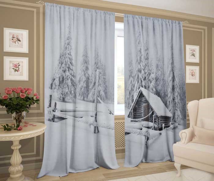 фотошторы "ЗИМОВЬЕ"   - фото 11352