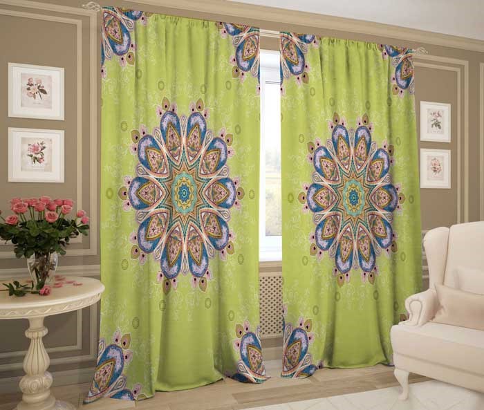 фотошторы "ЗАВЕТНОЕ ЖЕЛАНИЕ САЛАТОВЫЙ"  - фото 11357