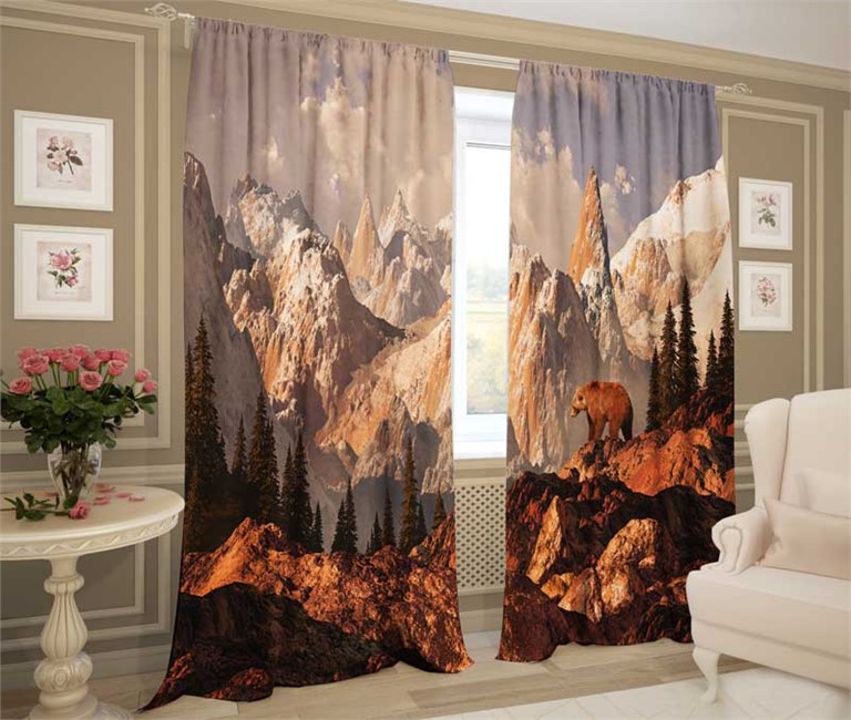 фотошторы "ГРИЗЛИ"  - фото 11369