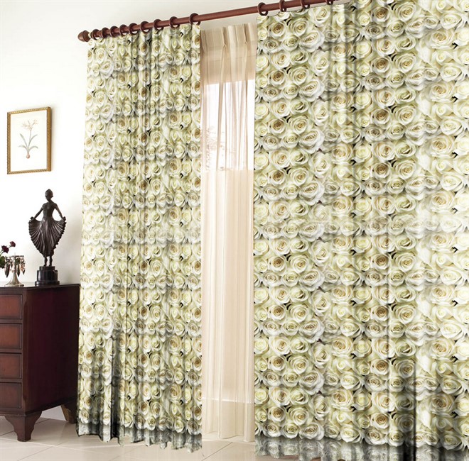 ФОТОШТОРЫ "БЕЛЫЕ РОЗЫ" - фото 4451