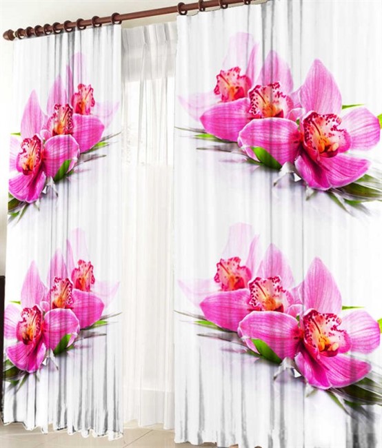 ФОТОШТОРЫ "РОЗОВАЯ ОРХИДЕЯ" - фото 4578