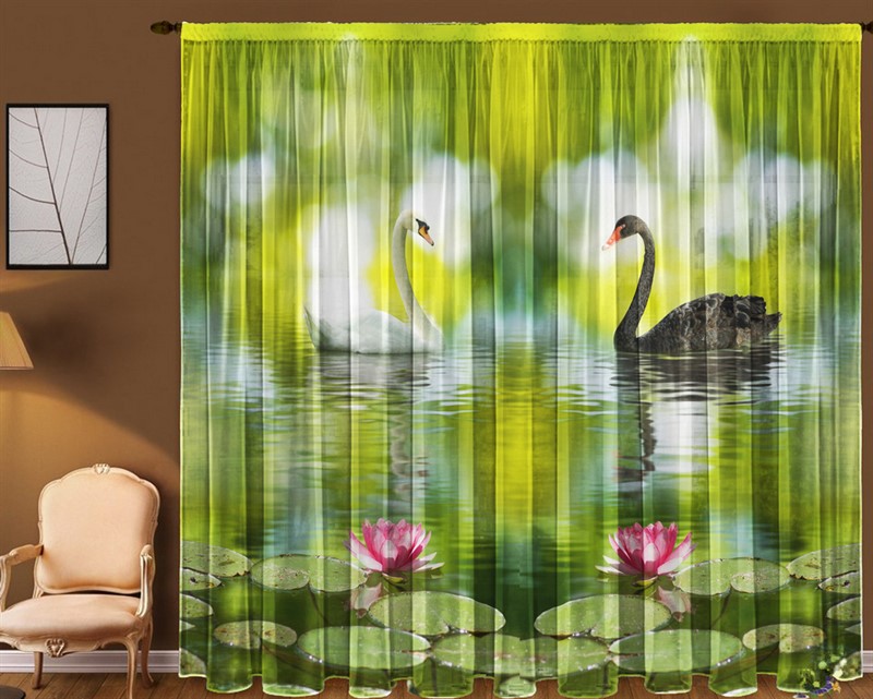 ФОТОТЮЛЬ "ЛЕБЕДИ" - фото 4691