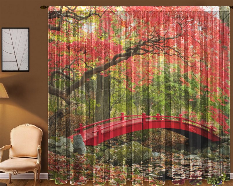 ФОТОТЮЛЬ "ОСЕННИЙ ПАРК" - фото 4715