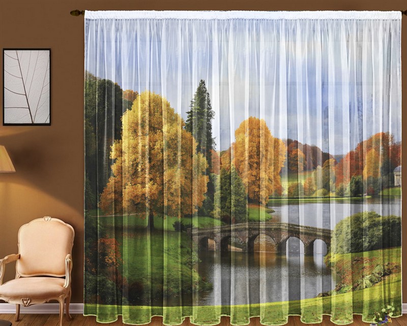 ФОТОТЮЛЬ "ОСЕННИЙ ПЕЙЗАЖ" - фото 4716