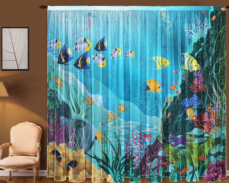 ФОТОТЮЛЬ "МОРСКАЯ ЖИЗНЬ" - фото 4854