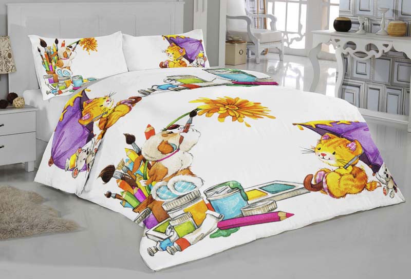 ДЕТСКОЕ ПОСТЕЛЬНОЕ БЕЛЬЕ 3D"КРАСКИ" - фото 5019