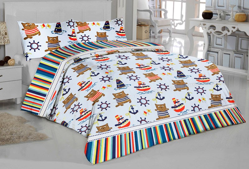 ДЕТСКОЕ ПОСТЕЛЬНОЕ БЕЛЬЕ 3D"МАТРОСКИН" - фото 5022