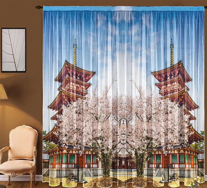 ФОТОТЮЛЬ "ЯПОНСКИЙ ПЕЙЗАЖ" - фото 5129