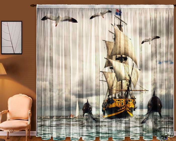 ФОТОТЮЛЬ "ПАРУСНИК" - фото 5139