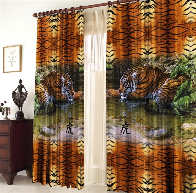 ФОТОТЮЛЬ "ТИГР ЗОЛОТОЙ" - фото 5353