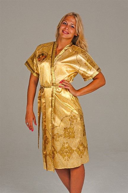 ХАЛАТ "БАРОККО ЗОЛОТОЙ" - фото 5599