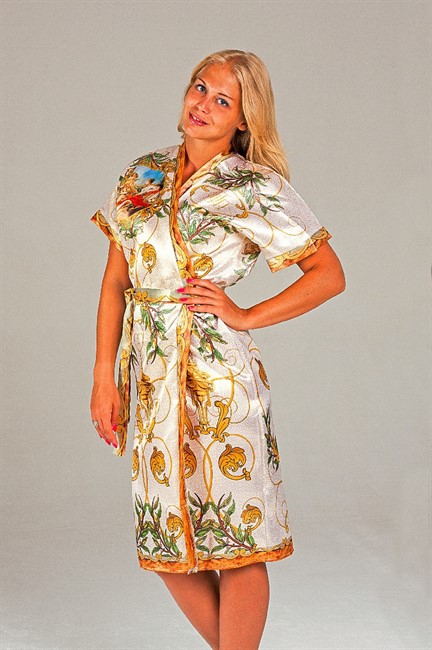 ХАЛАТ "ЛАУРА БЕЛЫЙ" - фото 5606