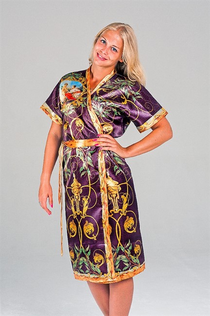 ХАЛАТ "ЛАУРА КОРИЧНЕВЫЙ" - фото 5609