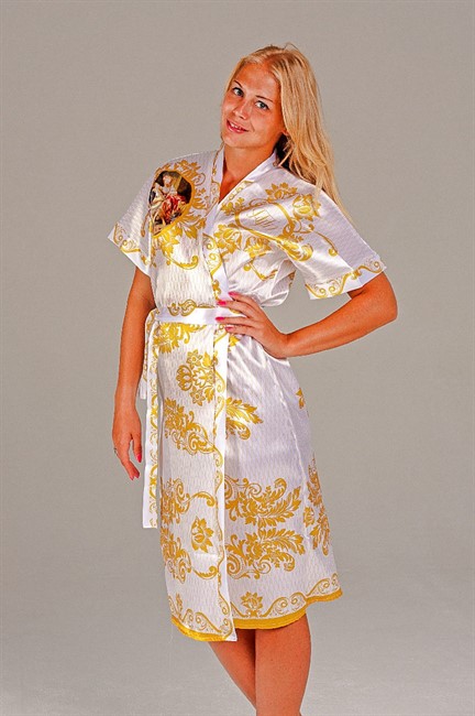 ХАЛАТ "НАТАЛИ БЕЛЫЙ" - фото 5619