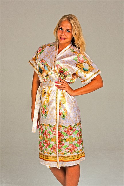 ХАЛАТ "НЕЖНОСТЬ БЕЛАЯ" - фото 5621