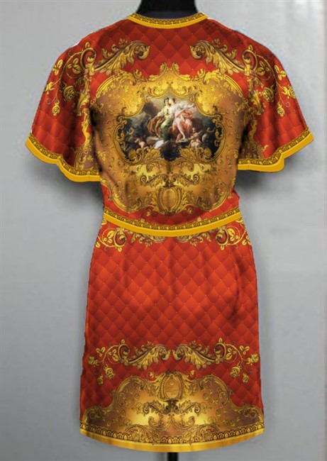 ХАЛАТ "ФЛЁР АЛЫЙ" - фото 5624