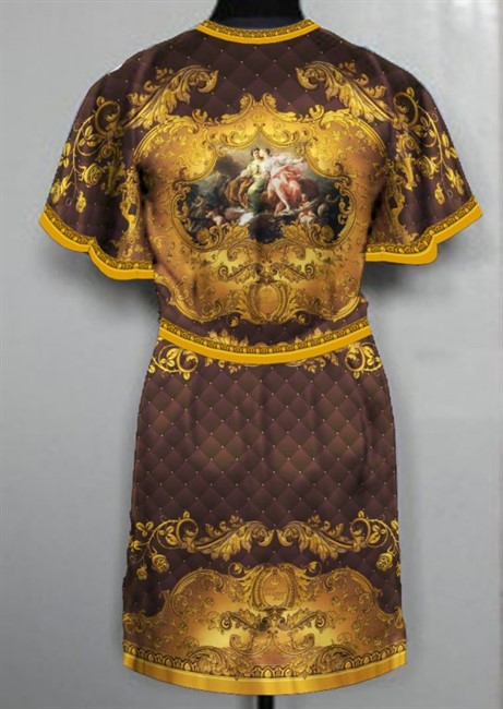 ХАЛАТ "ФЛЁР  ШОКОЛАД" - фото 5627