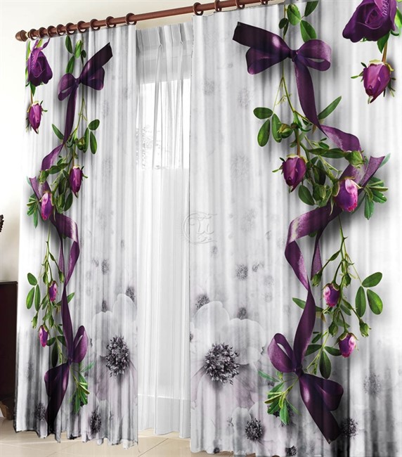 ПОСТЕЛЬНОЕ БЕЛЬЕ 3D "БАНТИКИ" - фото 5676