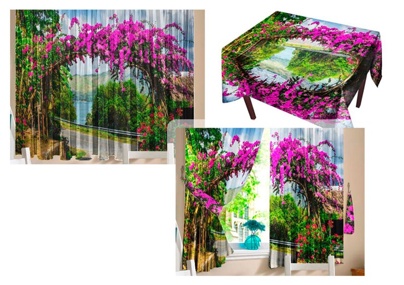 КУХОННЫЙ НАБОР "ЦВЕТОЧНАЯ АРКА" - фото 5890