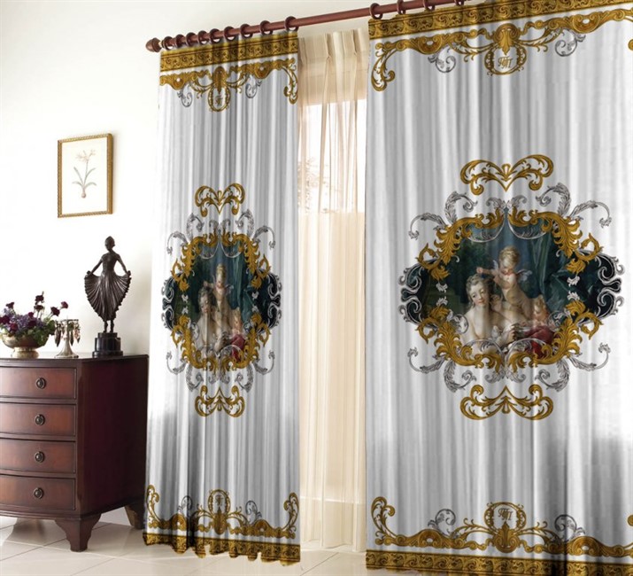 ШТОРЫ "МАДОННА БЕЛЫЙ" - фото 5962