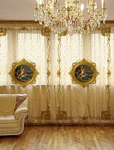 ФОТОТЮЛЬ "БАРОККО" - фото 6001