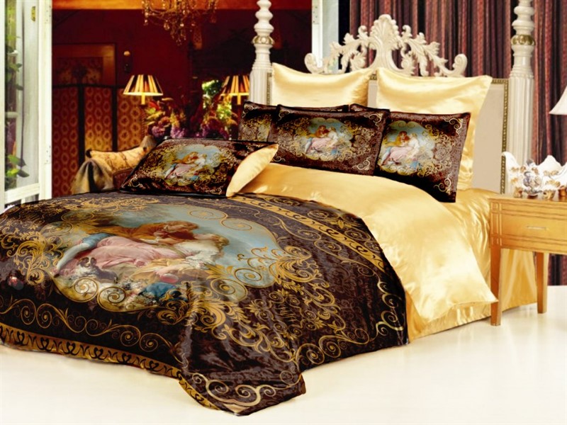 ПОСТЕЛЬНОЕ БЕЛЬЕ "АМОРЕ ШОКОЛАД" - фото 6043