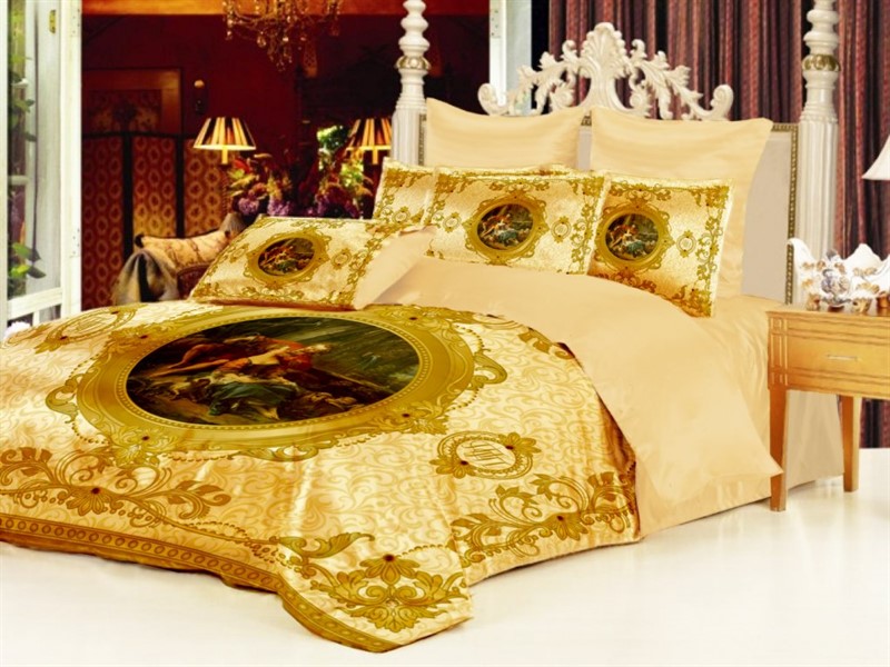ПОСТЕЛЬНОЕ БЕЛЬЕ "БАРОККО ЗОЛОТОЙ" - фото 6046
