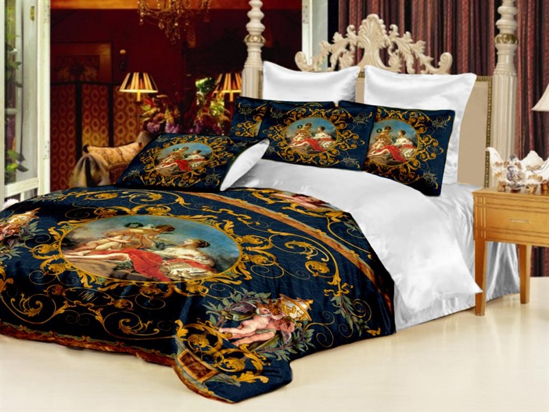 ПОСТЕЛЬНОЕ БЕЛЬЕ "ЛАУРА СИНИЙ" - фото 6065