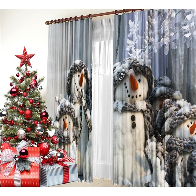 ФОТОШТОРЫ "СЕМЕЙКА СНЕГОВИКОВ" - фото 6353