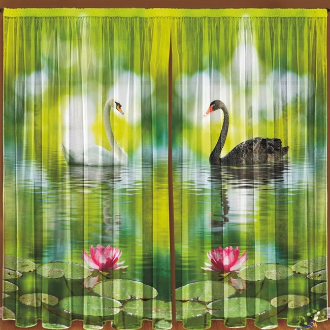 ПОСТЕЛЬНОЕ БЕЛЬЕ 3D "ЛЕБЕДИ" - фото 6586